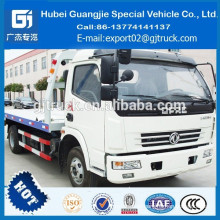 Caminhão do wrecker da estrada de 2018 RHD Dongfeng / caminhão do wrecker de reboque da porcelana / caminhão da plataforma de 5 toneladas com guindaste